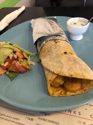 Nirvana Wrap  at Nirvana Cafe in Luxembourg City