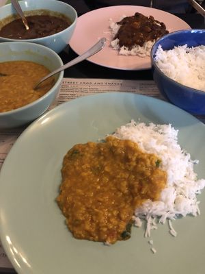 Daal + Rajma  at Nirvana Cafe in Luxembourg City