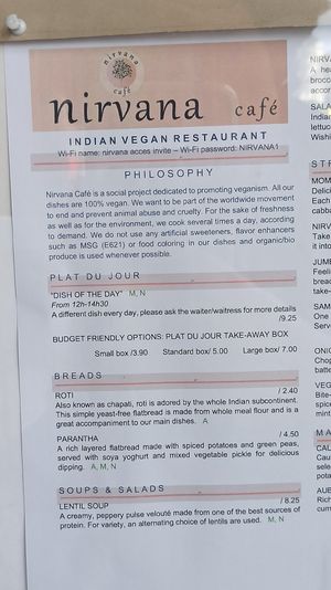  at Nirvana Cafe in Luxembourg City