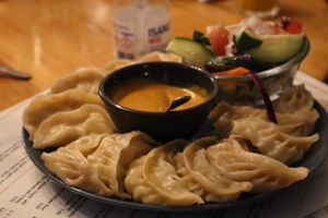 The best Gyoza we have ever had  at Nirvana Cafe in Luxembourg City