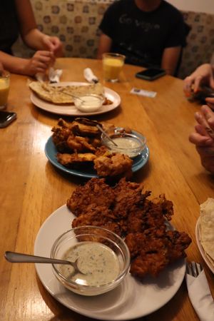 All kinds of awesome dishes!  at Nirvana Cafe in Luxembourg City