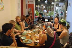 Room for a big company  at Nirvana Cafe in Luxembourg City