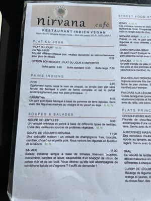   at Nirvana Cafe in Luxembourg City