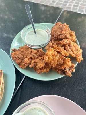 Pakora   at Nirvana Cafe in Luxembourg City