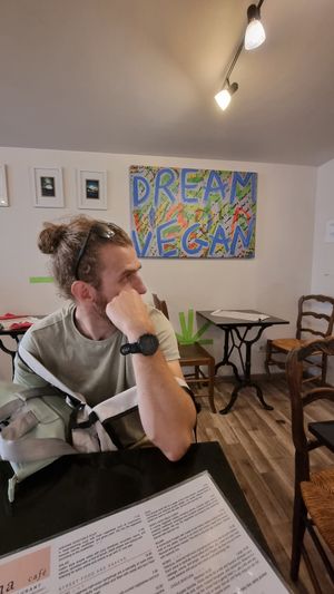 Dream Vegan! at Nirvana Cafe in Luxembourg City