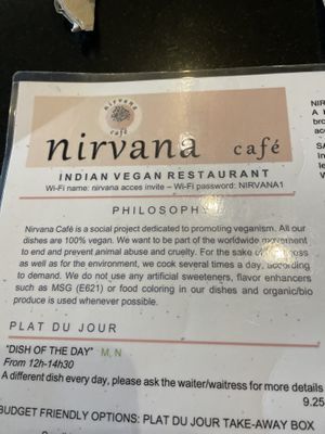   at Nirvana Cafe in Luxembourg City