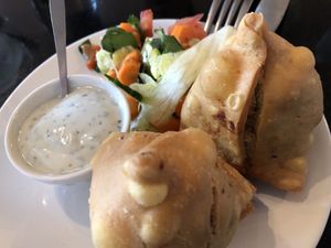 samosa at Nirvana Cafe in Luxembourg City