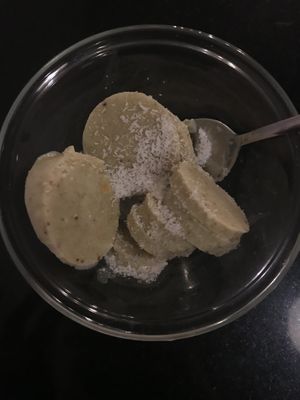 Indian Ice Cream Pistachio  at Nirvana Cafe in Luxembourg City