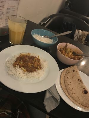 Cauliflower Masala  at Nirvana Cafe in Luxembourg City