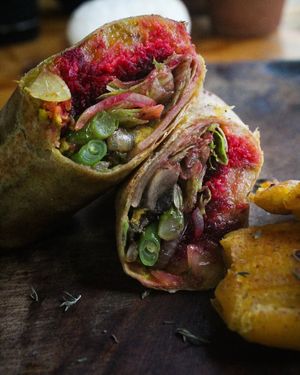 Vital wrap  #Veganuary at Vital Juice Bar (Vegan) in Ocho Rios