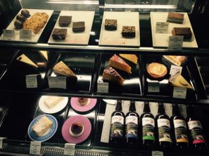 Variety of Raw Vegan Cakes yummmmm at Lafew Teahouse and Kombucha Bar  in Cairns