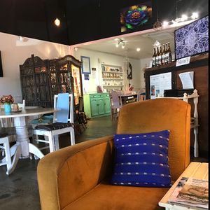 cool casual vibe at Lafew Teahouse and Kombucha Bar  in Cairns