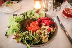 earth bowl at Lafew Teahouse and Kombucha Bar  in Cairns