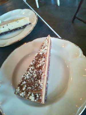 Snickers cake at Lafew Teahouse and Kombucha Bar  in Cairns