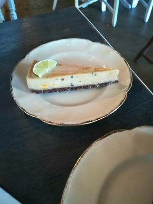 Lime cake at Lafew Teahouse and Kombucha Bar  in Cairns