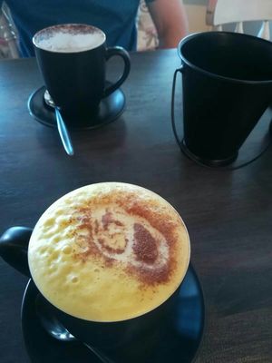 Tumeric chai at Lafew Teahouse and Kombucha Bar  in Cairns