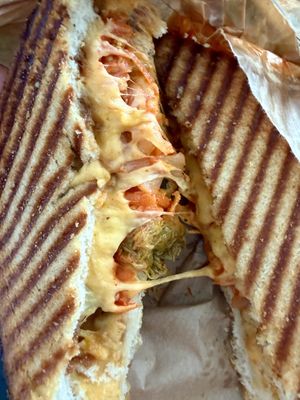 Kimchi grilled cheese   at Gróa Sælkeraverslun in Reykjavik