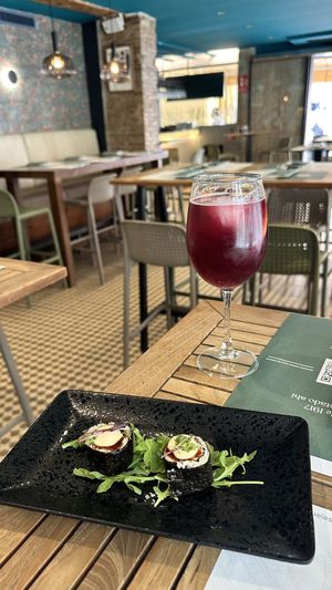 Sushi as a tapas  at UVE - Restaurante Vegano - Vegetariano en Granada in Granada