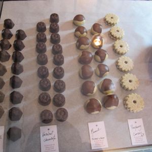 Chocolates at Dr-Cow Tree Nut Cheeses in Brooklyn