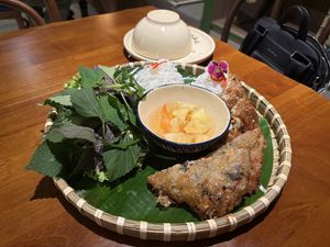 Hanoi square rolls  at Bồ Đề Vegetarian - Healthy Veggies Delights in Central Singapore