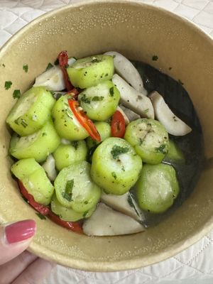 Luffa & Mushroom   at Bồ Đề Vegetarian - Healthy Veggies Delights in Central Singapore