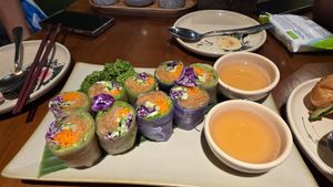 Veg roll at Bồ Đề Vegetarian - Healthy Veggies Delights in Central Singapore