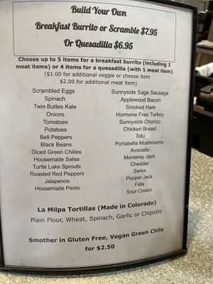 Build your own if you want  at Raider Ridge Cafe in Durango