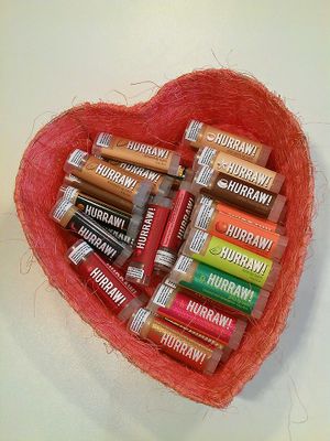 Hurraw vegan lip balms at Norma in Maribor