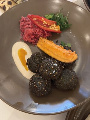 Falafel tahini   at Motek Boca Raton in Boca Raton