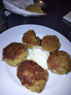Polpette di ceci #Veganuary at La Colubrina in Milan