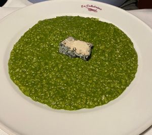 Risotto al cavolo nero  at La Colubrina in Milan