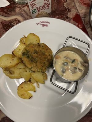 Burger  at La Colubrina in Milan