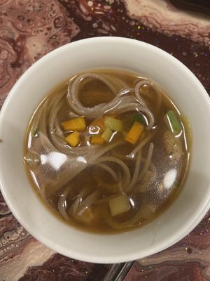 Soba in brodo  at La Colubrina in Milan