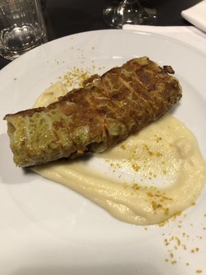 Staffed vegetable   at La Colubrina in Milan