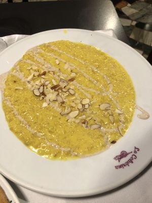 Risotto   at La Colubrina in Milan