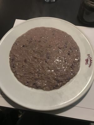 Risotto  at La Colubrina in Milan
