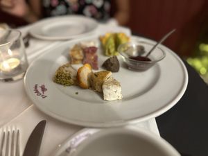 Amazing cheese platter  at La Colubrina in Milan