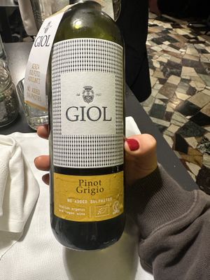 Vegan and Organic Pinot Grigio    at La Colubrina in Milan