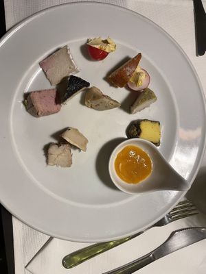 Cheese platter   at La Colubrina in Milan