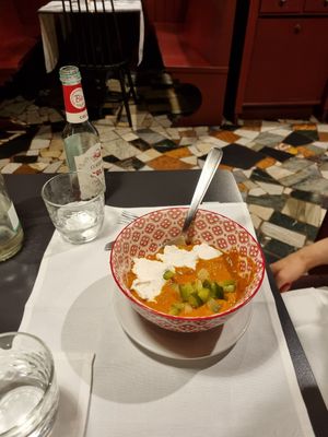 Gazpacho at La Colubrina in Milan
