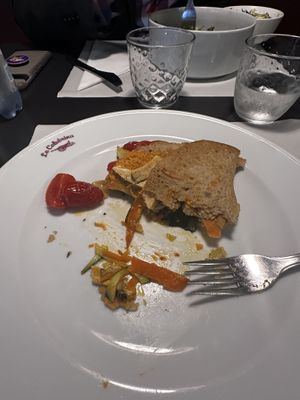 Forgot to take a pic before I ate 1/2!  at La Colubrina in Milan