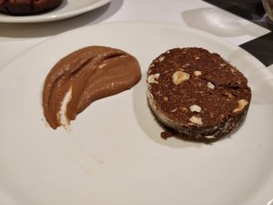 Chocolate salami at La Colubrina in Milan