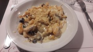 Amazingly creamy and unbelievable good at La Colubrina in Milan