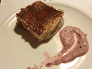 Tiramisu at La Colubrina in Milan