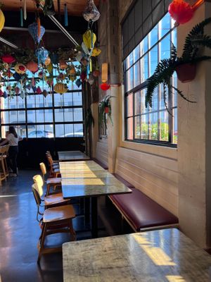 indoor dining at MoonDog in Louisville