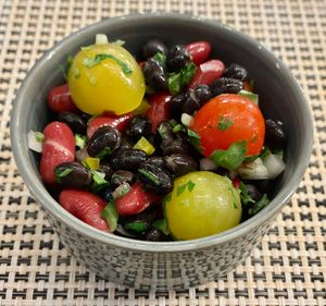 Black bean salad  at Mowsem in Dubai