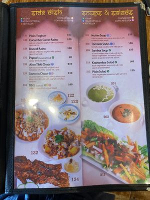 side dishes & soup & salads  at Little India Healthy Cuisine in Quezon City