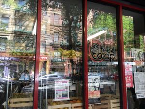 Front of coop. at 4th Street Food Co-op in New York City