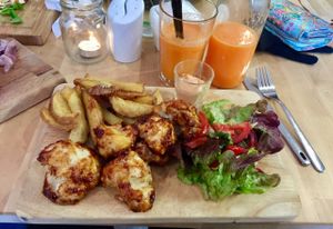 Cauliflower wings  at HappyFood by YogaHub in Dublin