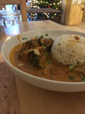 This curry was out of this world! It was full of flavour.
 at HappyFood by YogaHub in Dublin